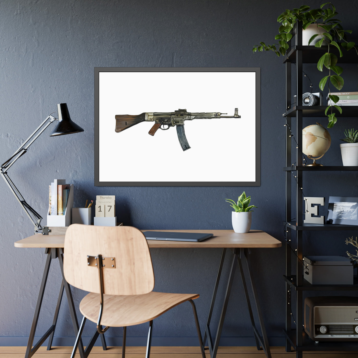 WWII German Assault Rifle - Just The Piece - Black Frame - Value Collection