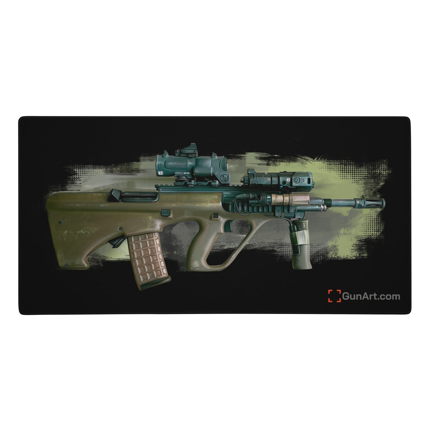 Universal Army Bullpup Rifle Gaming Mouse Pad/ Gunsmithing Mat
