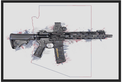 Defending Freedom - Arizona- AR-15 State Painting