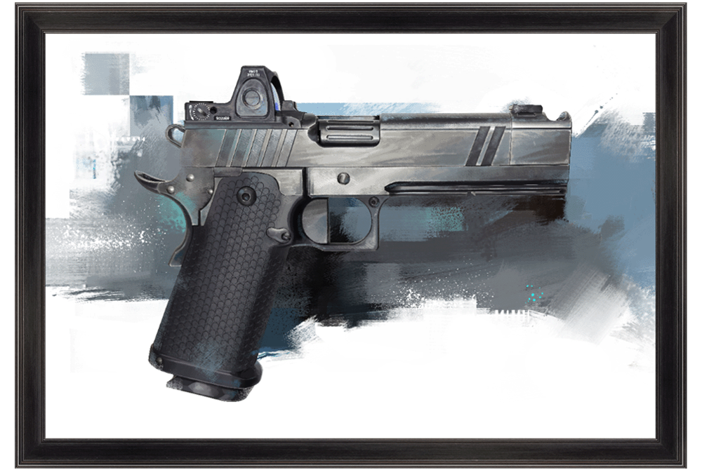 2011 Bravo - Pistol Painting