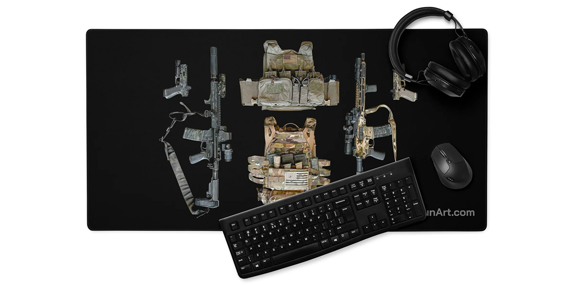 Gun Display Mat Gunsmithing Mats / Mouse Pads - GunArt.com – Gun Art
