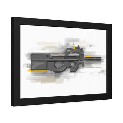 Secret Service Subgun - Bullpup 5.7x28mm Painting - Black Frame - Value Collection