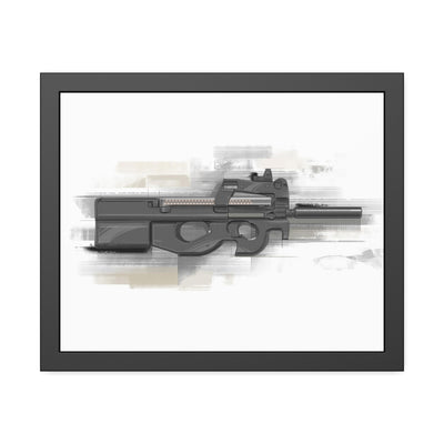 Secret Service Subgun - Bullpup 5.7x28mm Painting - Yellow Accents - Black Frame - Value Collection