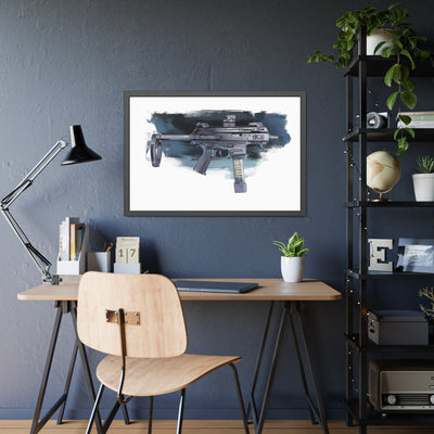 Elite Forces 9mm Carbine Painting - Black Frame - Value Collection