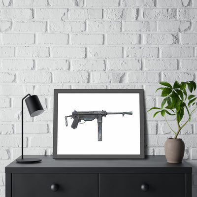 Grease Gun Painting - Just The Piece - Black Frame - Value Collection