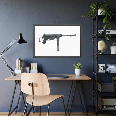 Grease Gun Painting - Just The Piece - Black Frame - Value Collection