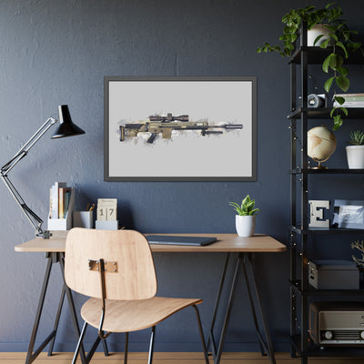 Socom Sniper Rifle Painting - Black Frame - Value Collection