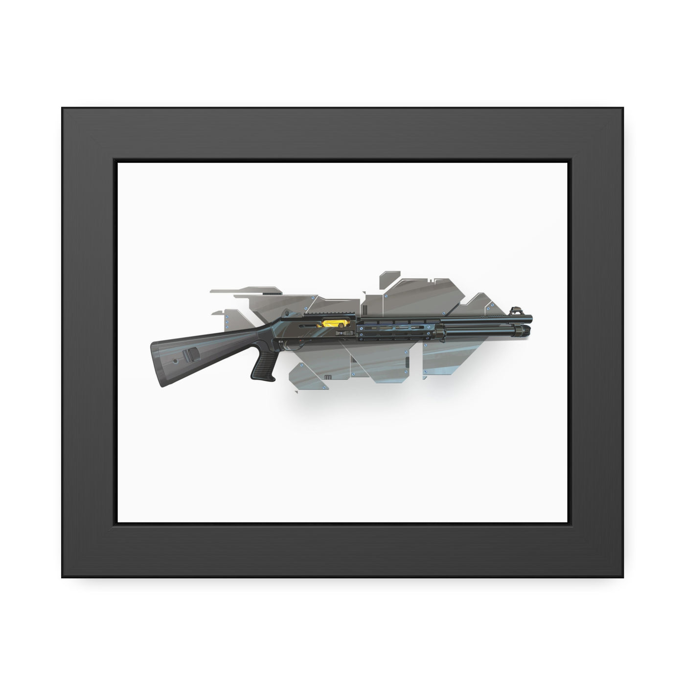 Special Ops Shotgun 12 Gauge Painting - Black Frame - Value Collection