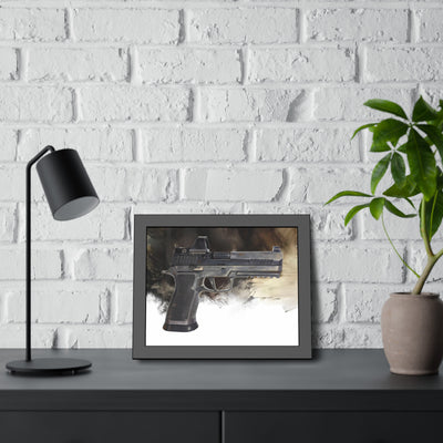 The E-Brake - Pistol Painting - Black Frame - Value Collection