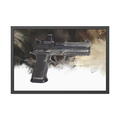 The E-Brake - Pistol Painting - Black Frame - Value Collection