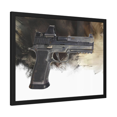 The E-Brake - Pistol Painting - Black Frame - Value Collection