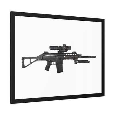 The Urban Sniper Painting - Just The Piece - Black Frame - Value Collection