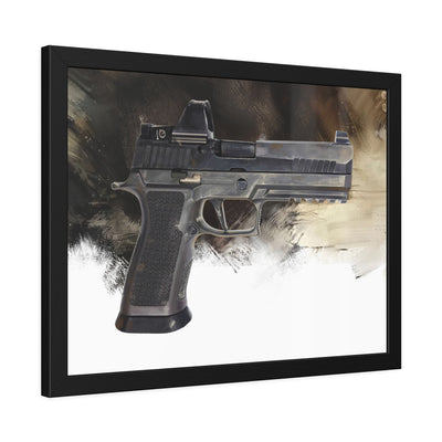 The E-Brake - Pistol Painting - Black Frame - Value Collection