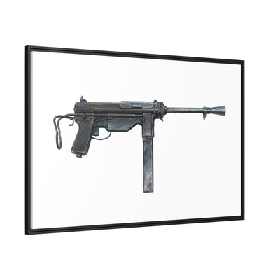 Grease Gun Painting - Just The Piece - Black Framed Wrapped Canvas - Value Collection