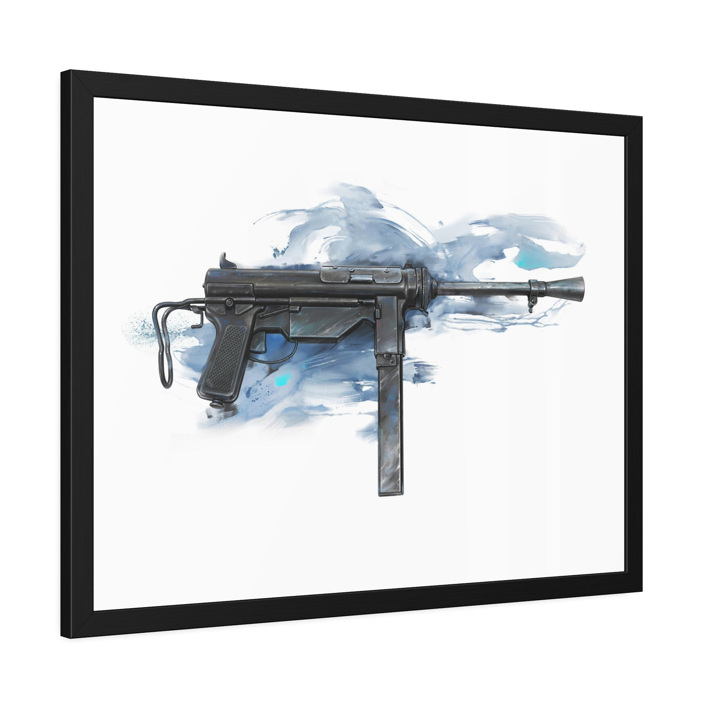 Grease Gun Painting - Black Frame - Value Collection