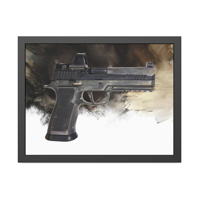 The E-Brake - Pistol Painting - Black Frame - Value Collection