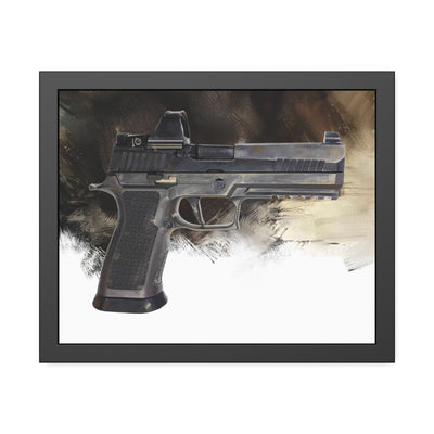 The E-Brake - Pistol Painting - Black Frame - Value Collection