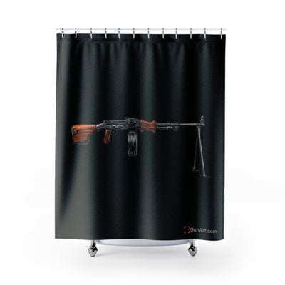 RPK Shower Curtains - Just The Piece - Black Background