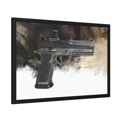 The E-Brake - Pistol Painting - Black Frame - Value Collection