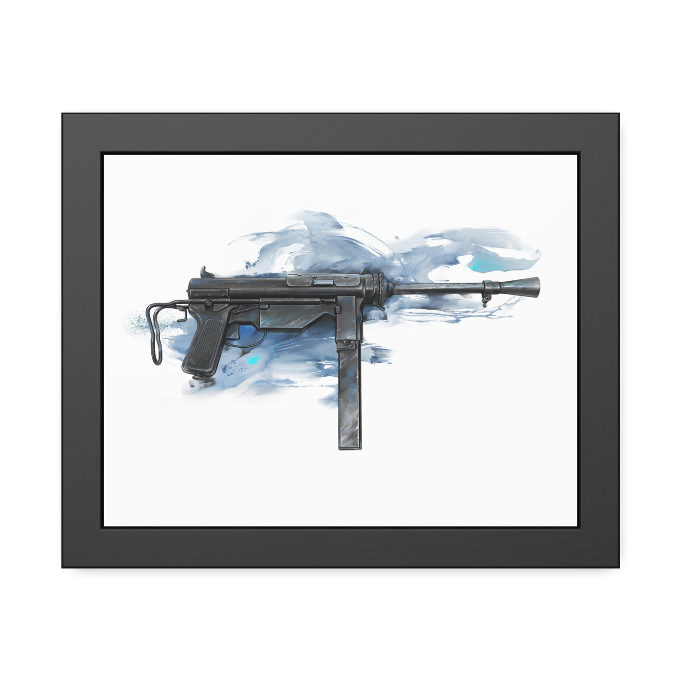 Grease Gun Painting - Black Frame - Value Collection