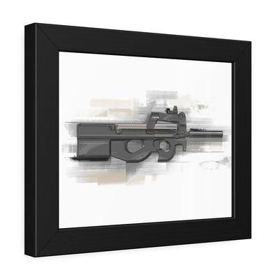 Secret Service Subgun - Bullpup 5.7x28mm Painting - Yellow Accents - Black Frame - Value Collection