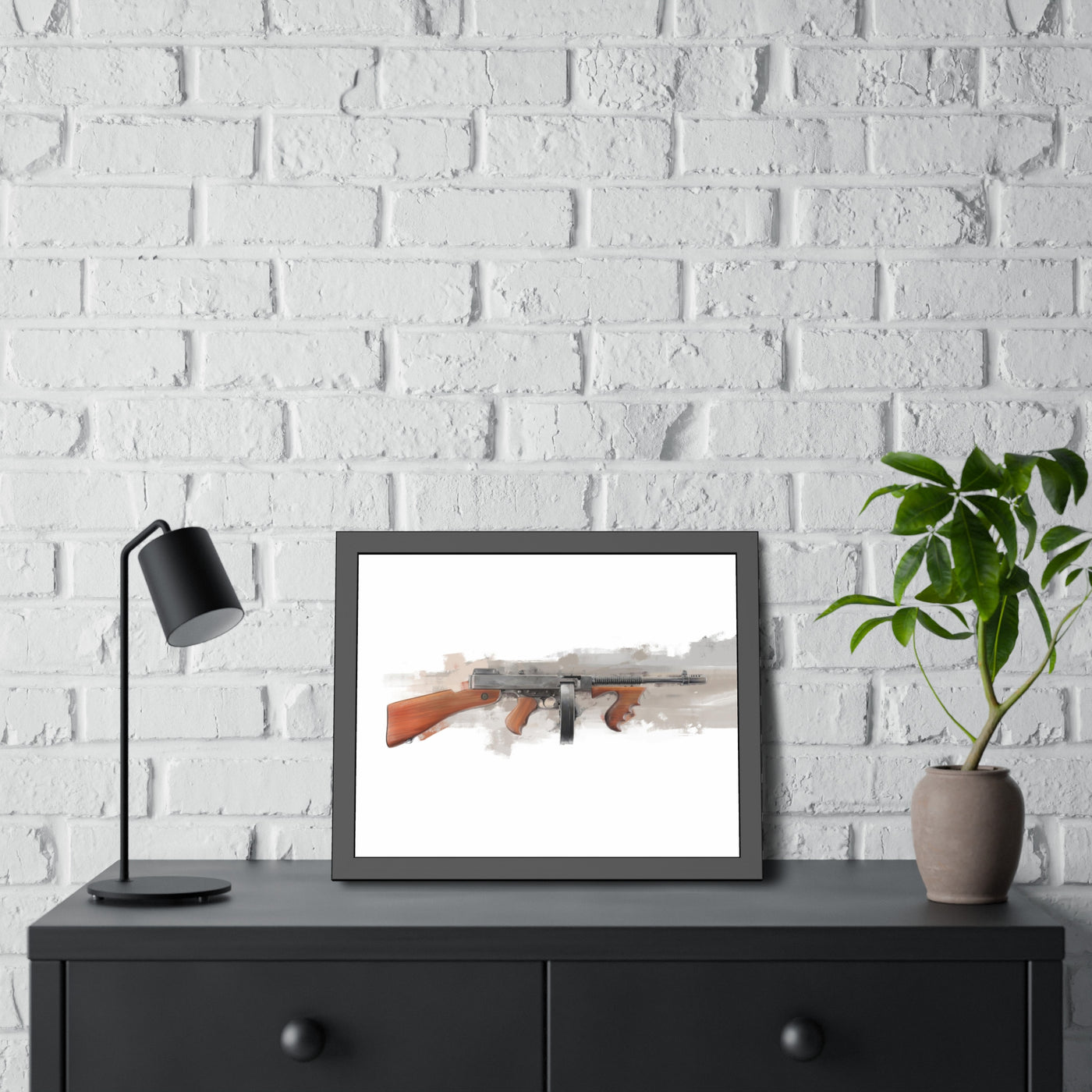 The “OG” Mobster Machine Gun - Black Frame - Value Collection