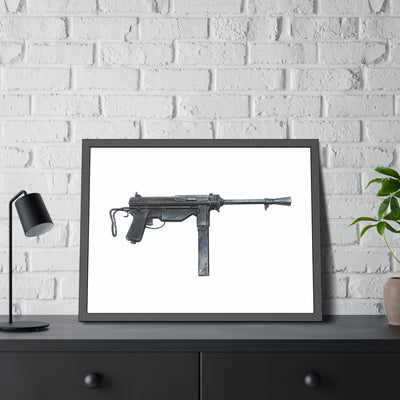 Grease Gun Painting - Just The Piece - Black Frame - Value Collection