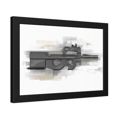 Secret Service Subgun - Bullpup 5.7x28mm Painting - Yellow Accents - Black Frame - Value Collection