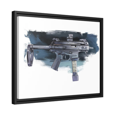 Elite Forces 9mm Carbine Painting - Black Framed Wrapped Canvas - Value Collection