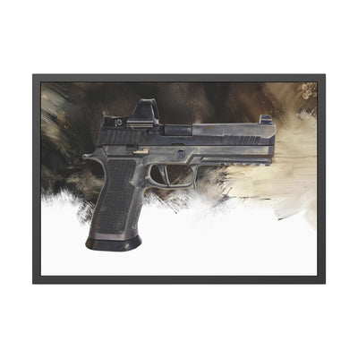 The E-Brake - Pistol Painting - Black Frame - Value Collection