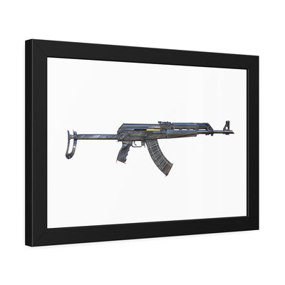 The Paratrooper AK-47 Painting - Just The Piece - Black Frame - Value Line