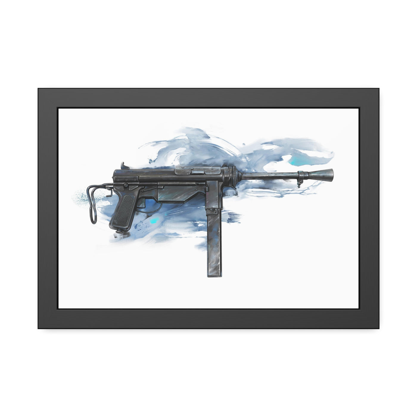 Grease Gun Painting - Black Frame - Value Collection