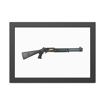 Special Ops Shotgun 12 Gauge Painting - Just the Piece - Black Frame - Value Collection