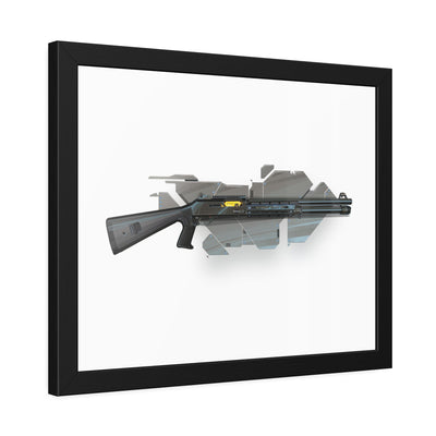 Special Ops Shotgun 12 Gauge Painting - Black Frame - Value Collection