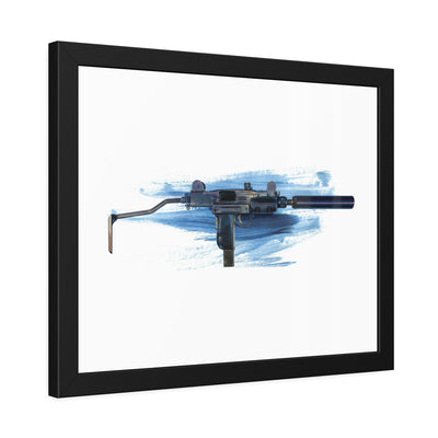 The Miniature Menace - Full Auto Subgun Painting - Black Frame - Value Collection