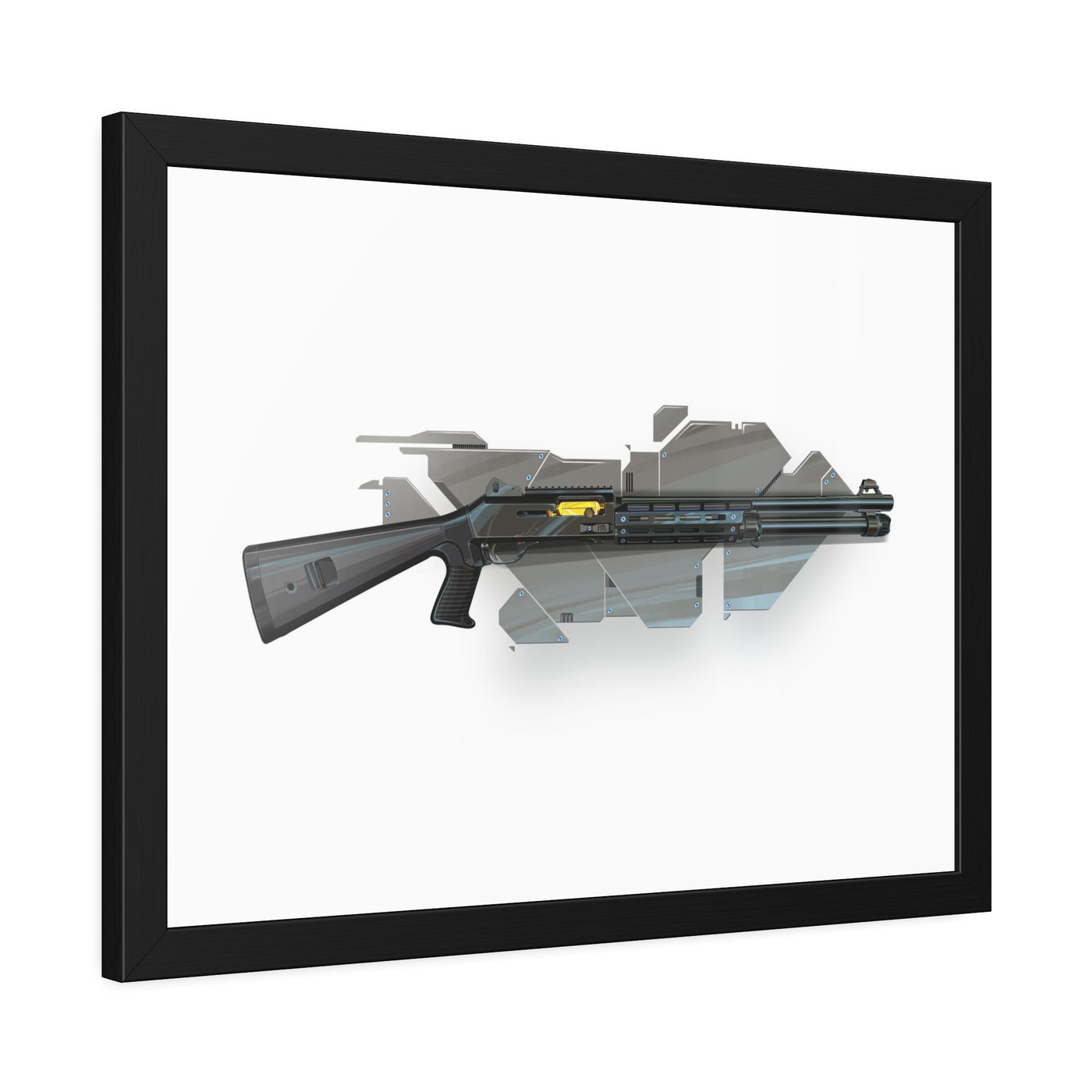 Special Ops Shotgun 12 Gauge Painting - Black Frame - Value Collection