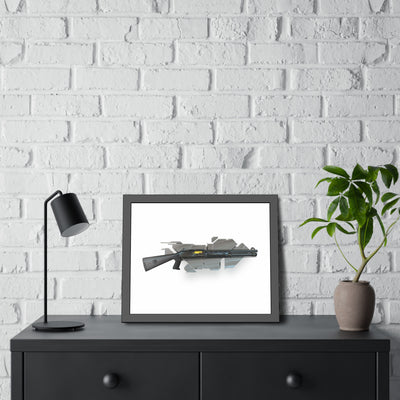 Special Ops Shotgun 12 Gauge Painting - Black Frame - Value Collection