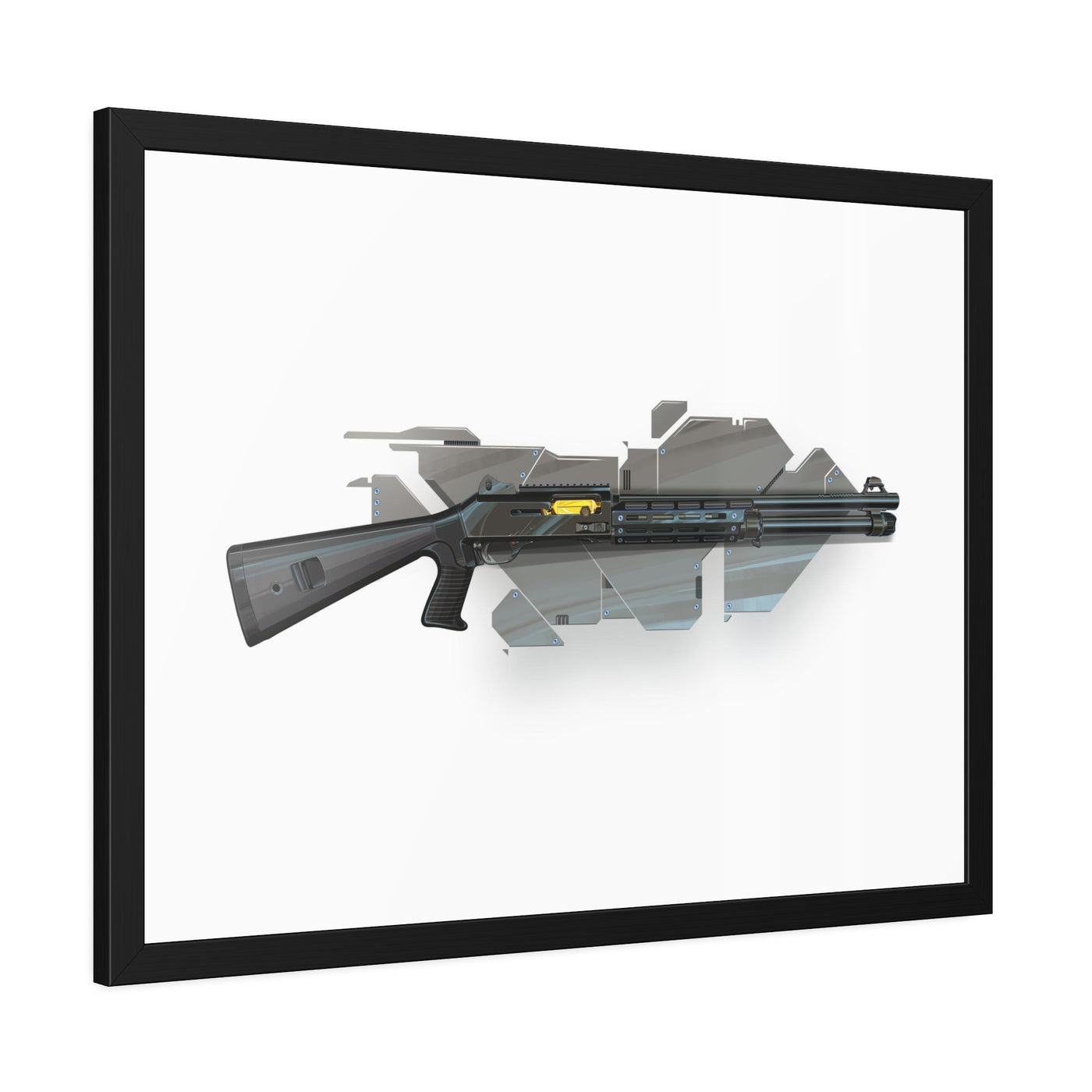 Special Ops Shotgun 12 Gauge Painting - Black Frame - Value Collection