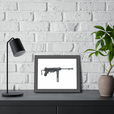 Grease Gun Painting - Just The Piece - Black Frame - Value Collection