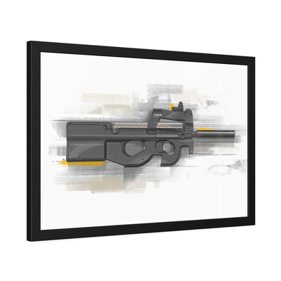 Secret Service Subgun - Bullpup 5.7x28mm Painting - Black Frame - Value Collection