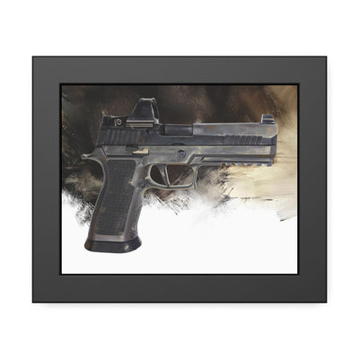 The E-Brake - Pistol Painting - Black Frame - Value Collection