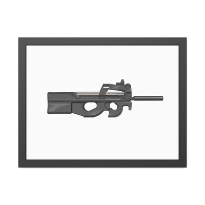 Secret Service Subgun - Bullpup 5.7x28mm Painting - Just The Piece - Black Frame - Value Collection