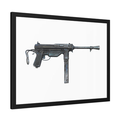 Grease Gun Painting - Just The Piece - Black Frame - Value Collection