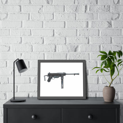 Grease Gun Painting - Just The Piece - Black Frame - Value Collection