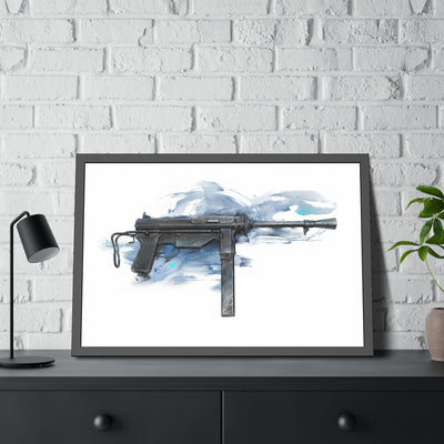 Grease Gun Painting - Black Frame - Value Collection