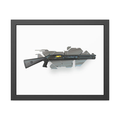 Special Ops Shotgun 12 Gauge Painting - Black Frame - Value Collection