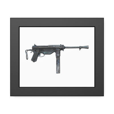 Grease Gun Painting - Just The Piece - Black Frame - Value Collection