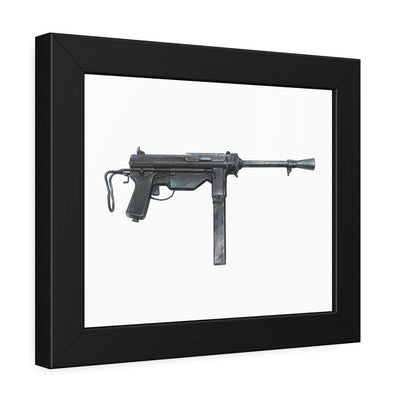 Grease Gun Painting - Just The Piece - Black Frame - Value Collection