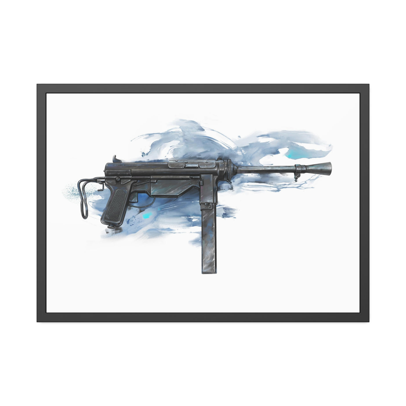 Grease Gun Painting - Black Frame - Value Collection