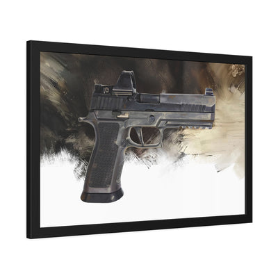 The E-Brake - Pistol Painting - Black Frame - Value Collection